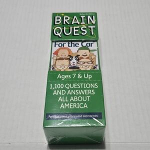Travel Brain Quest Cards for the car, All About America  NEW